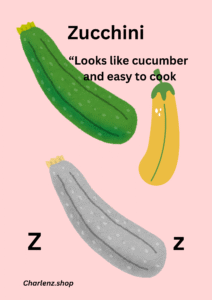 A-Z Attractive Veggies E-Book - 3-7 years
