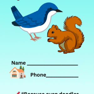 Attractive Sketch Book PDF for 3-7 year olds – Illustrated by Charlenz.shop