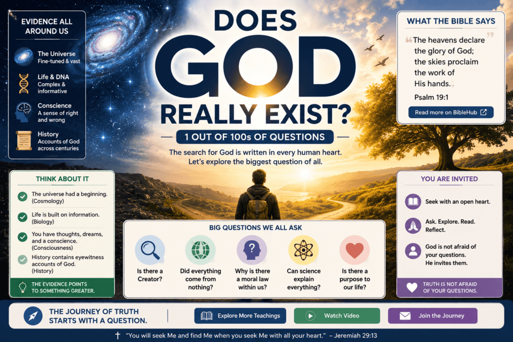 Does God really exist?
