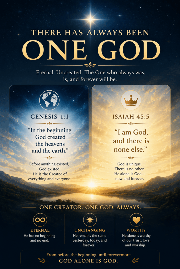 1 God