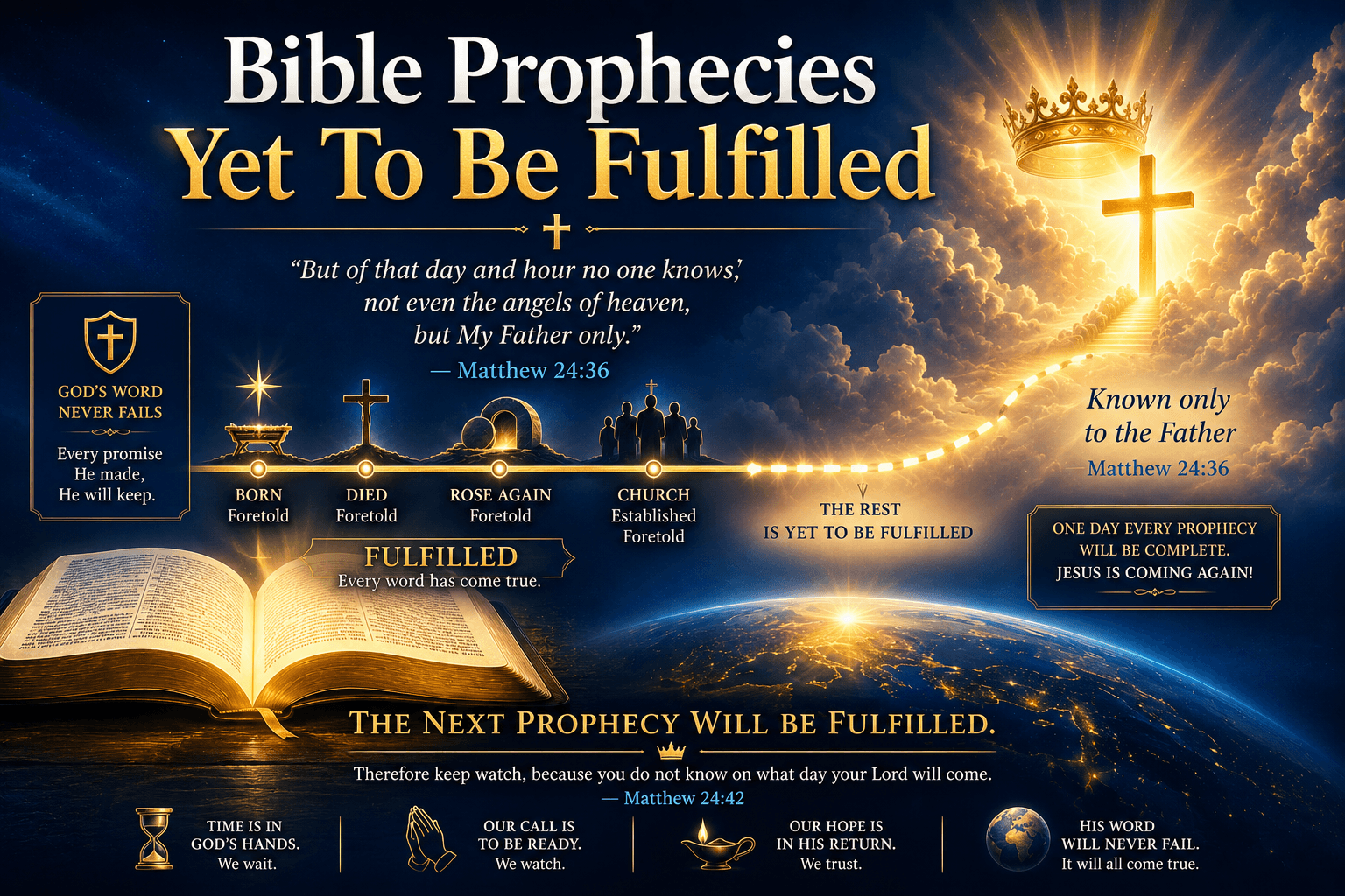 Bible prophecies yet to be fulfilled.